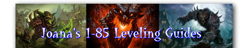 Joana's 70-80 & 1-80 Horde Leveling Guide