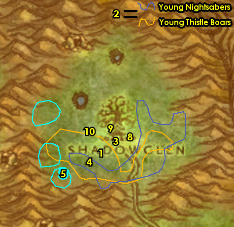 1-12 Night Elves (Alliance) -