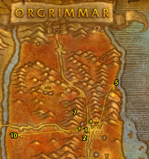 How to find the riding and flying instructor in orgrimmar and