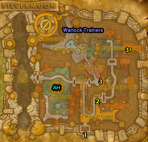 Riding Swift Flying Trainer TBC Location WoW (Horde) 